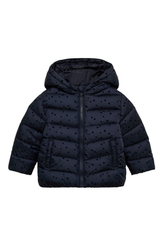 Anorak étoiles matelassé - Bleu marine