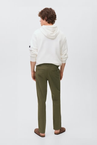Pantalon chino élastique - Kaki