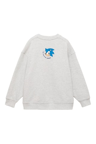 Sweat-shirt Sonic - Gris