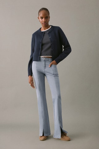 Jean flare ouverture - Bleu