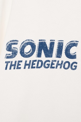 Sweat-shirt Sonic - Blanc