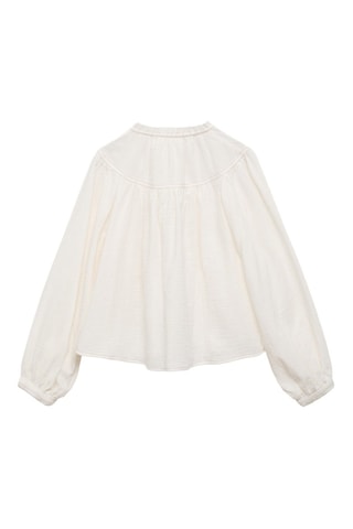 Chemise manches bouffantes - Blanc