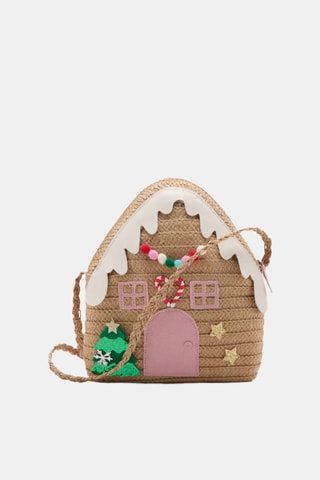 Sac motifs de Noël - Beige