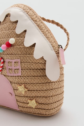 Sac motifs de Noël - Beige