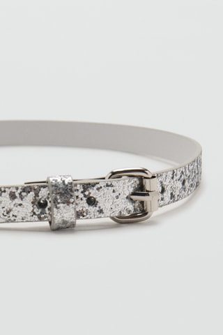 Ceinture à paillettes - Argenté