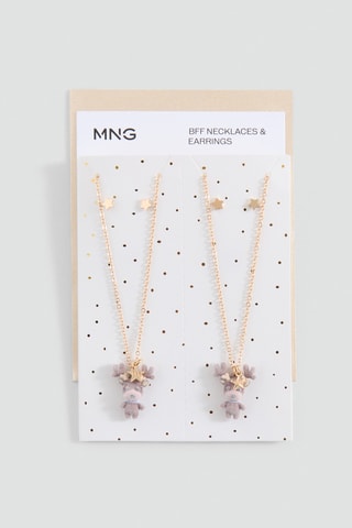 Lot collier boucles d' oreilles
