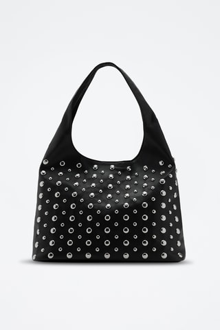 Sac seau clouté - Noir