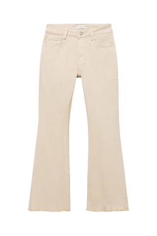 Jean flare crop - Gris clair