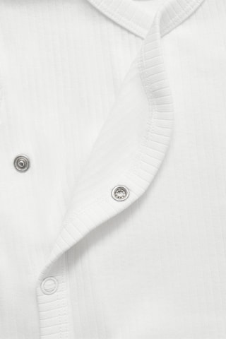T-shirt col en V - Blanc