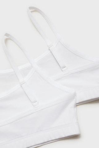 Lot 2 tops coton - Blanc