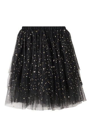 Jupe tulle étoiles - Noir