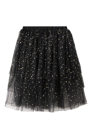 Jupe tulle étoiles - Noir