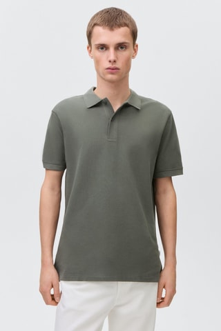 Polo coton piqué - Kaki