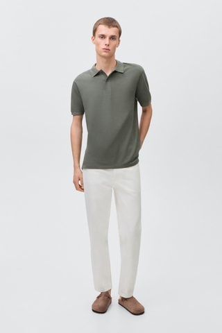 Polo coton piqué - Kaki