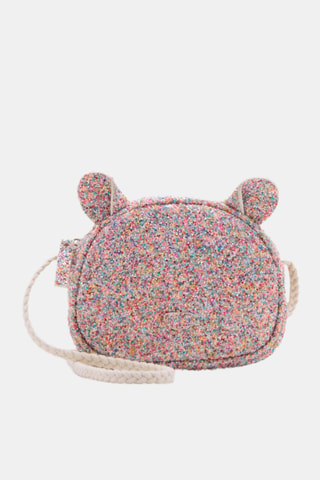 Sac à oreilles pailletées - Rose