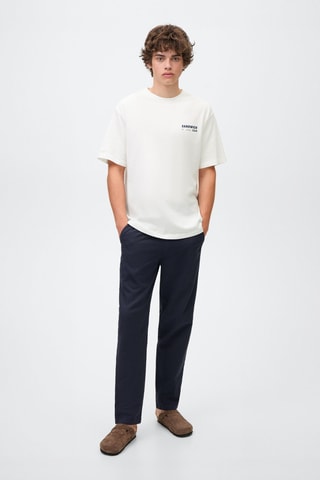 T-shirt imprimé manches courtes - Blanc