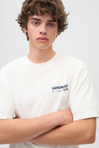T-shirt imprimé manches courtes - Blanc
