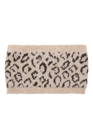 Écharpe imprimée léopard - Beige