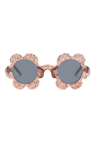 Lunettes de soleil fleur - Rose clair