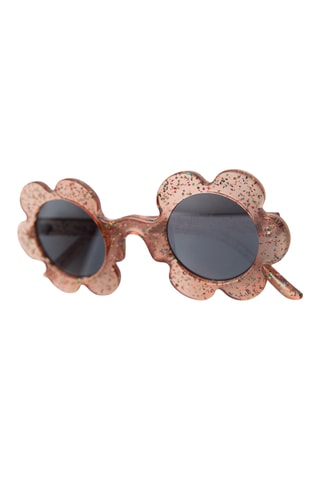Lunettes de soleil fleur - Rose clair