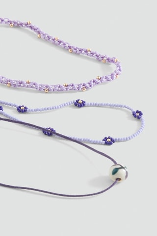 Collier perles combinées
