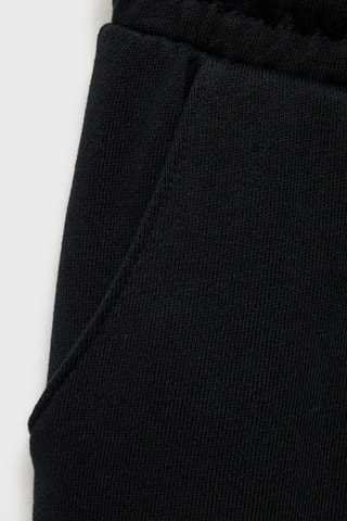 Pantalon jogger coton - Bleu marine - Noir