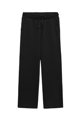Pantalon jogger coton - Bleu marine - Noir