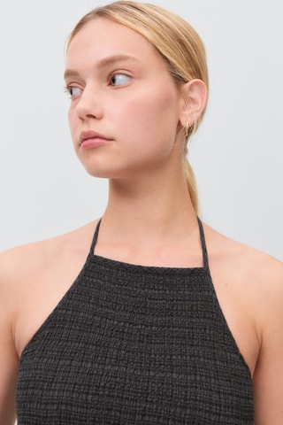 Robe longue emmanchures américaines - Noir