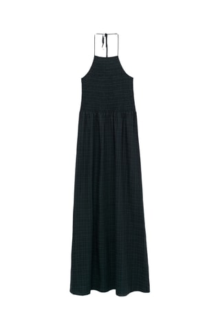 Robe longue emmanchures américaines - Noir