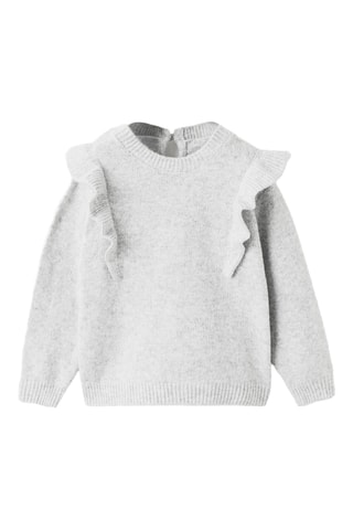 Pull lurex volants - Gris clair