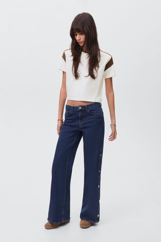 T-shirt en coton imprimé - Blanc