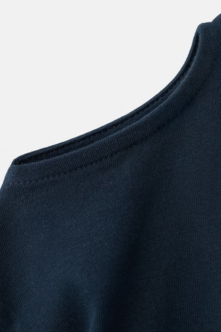 T-shirt cut out - Bleu marine