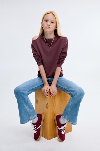 T-shirt cut out - Bordeaux