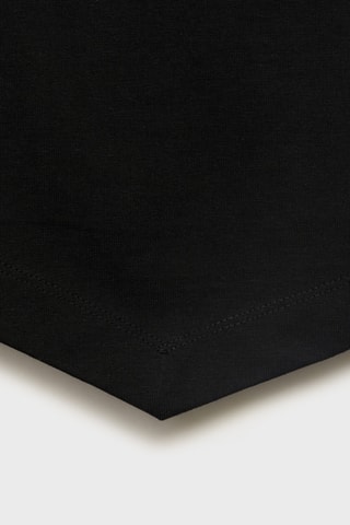 Top foulard pointe - Noir