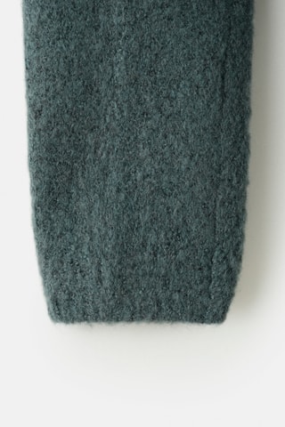 Cardigan imprimé maille - Vert