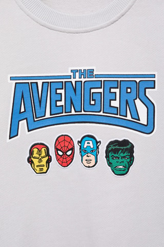 Sweat coton Avengers - Gris