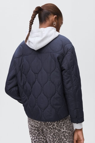 Veste matelassée - Bleu marine