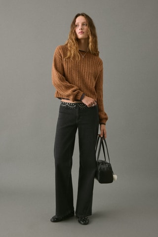 Pull grosses mailles - Camel