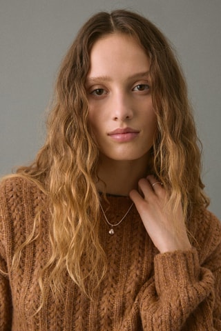 Pull grosses mailles - Camel