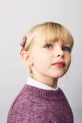 Pull-over maille sequins - Violet