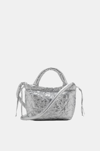 Sac métallisé étoile - Argenté
