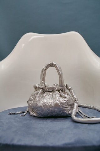 Sac métallisé étoile - Argenté