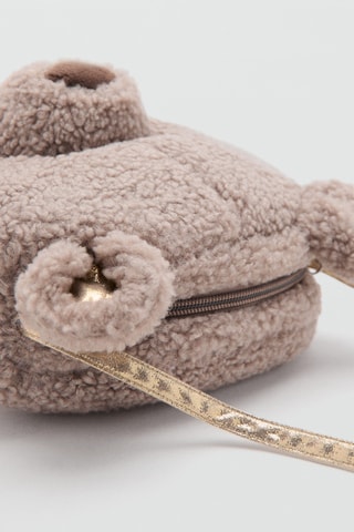 Sac imitation mouton ours - Marron