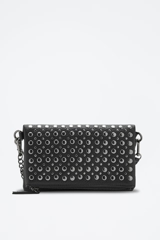 Sac porté épaule clouté - Noir