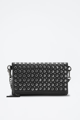 Sac porté épaule clouté - Noir