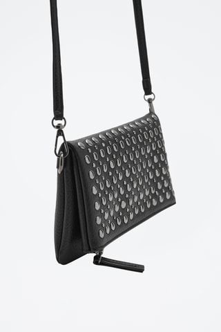 Sac porté épaule clouté - Noir