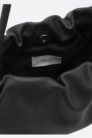 Sac seau cuir synthétique - Noir