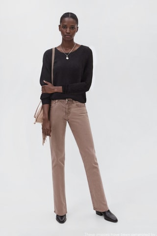 Pull ouverture au dos - Noir