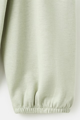 T-shirt détails ajourés - Vert clair