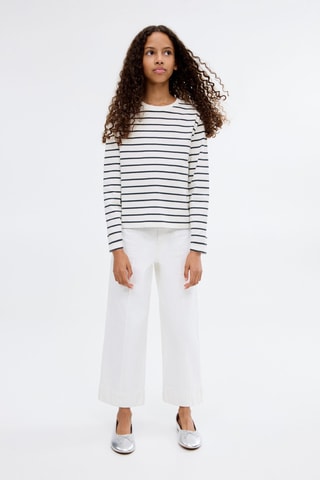 T-shirt essentiel rayé - Bleu marine